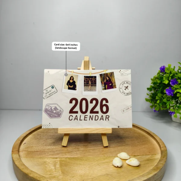 Customized Tabletop Calendar